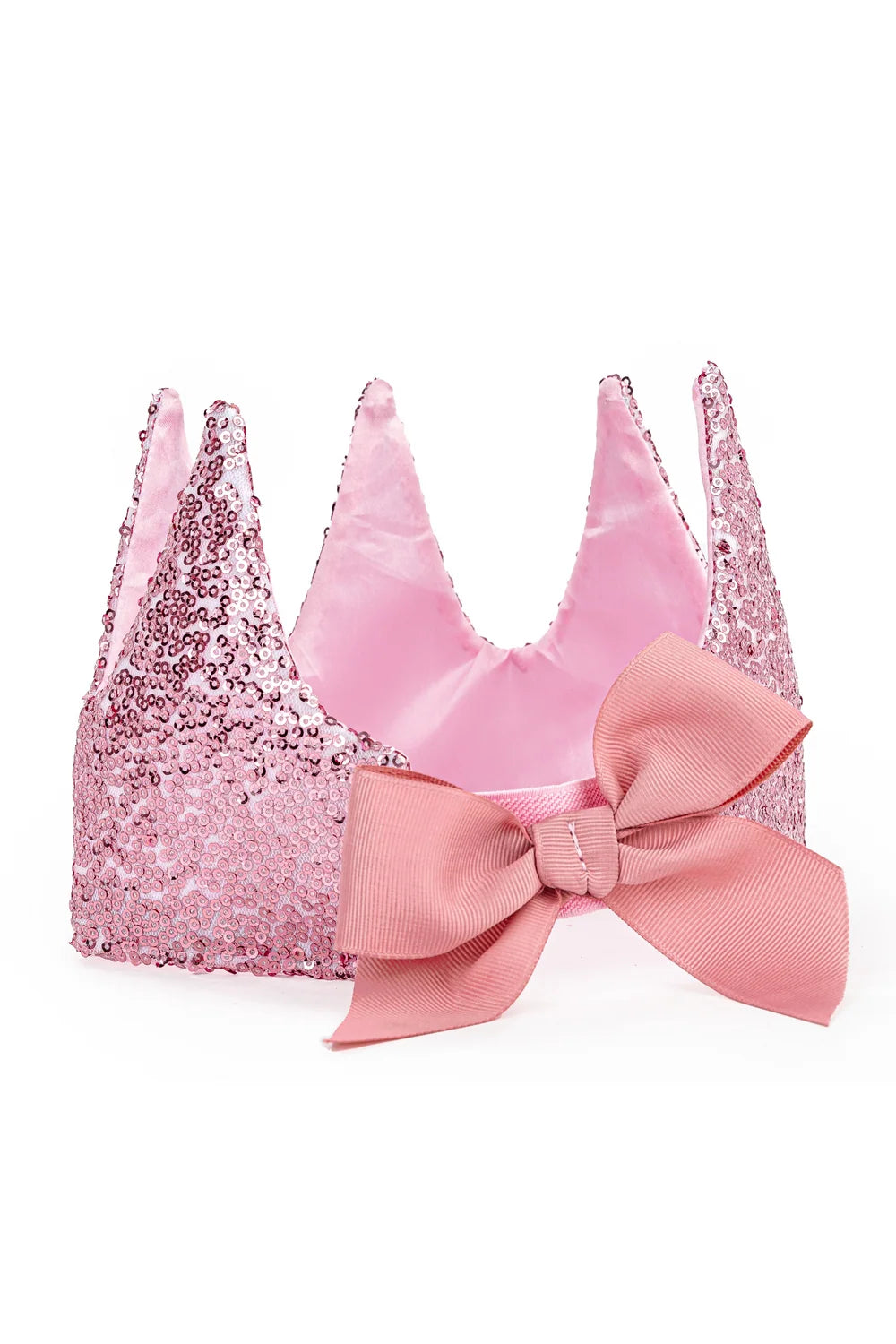 Pink Sequins Crown