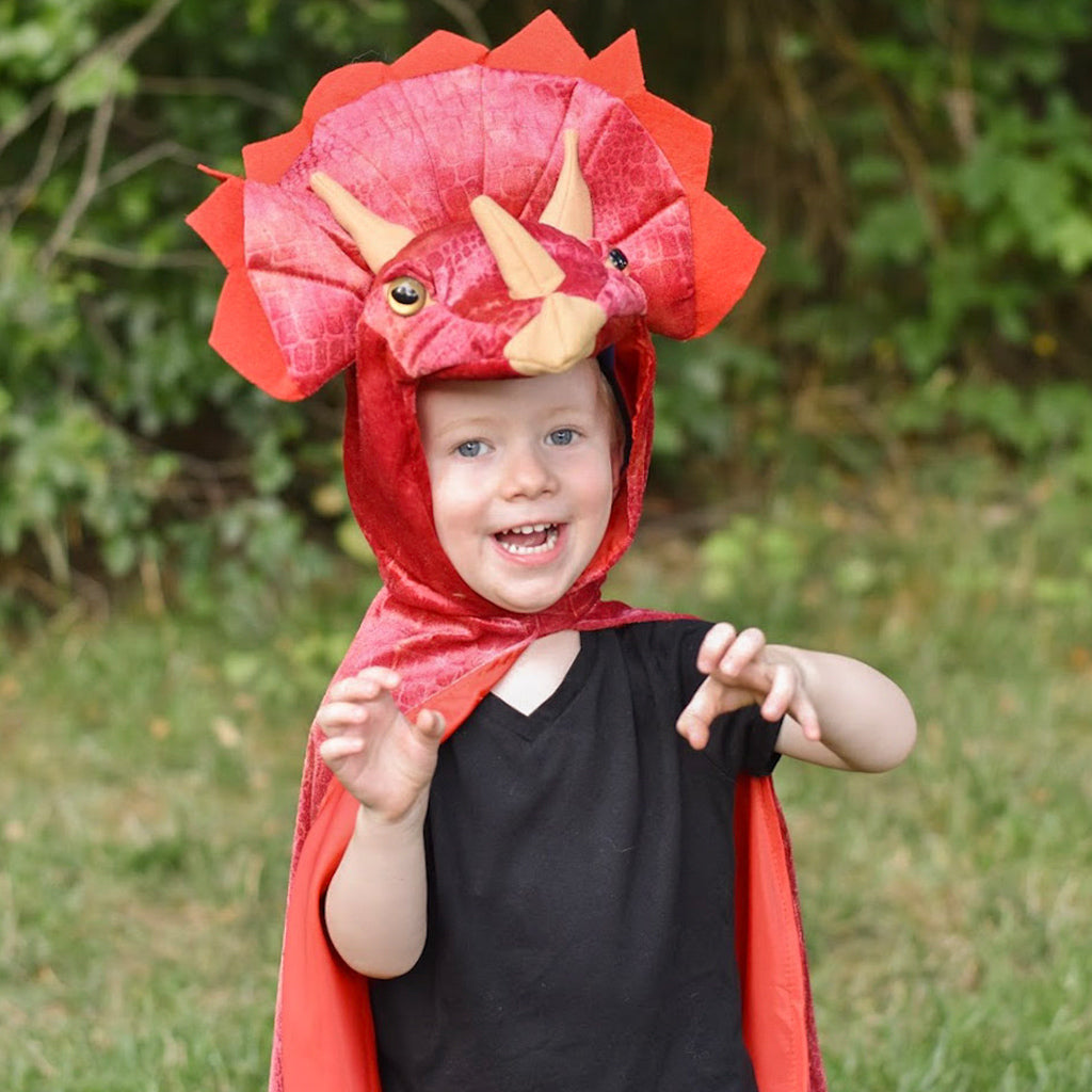 Triceratops Hooded Dinosaur Cape