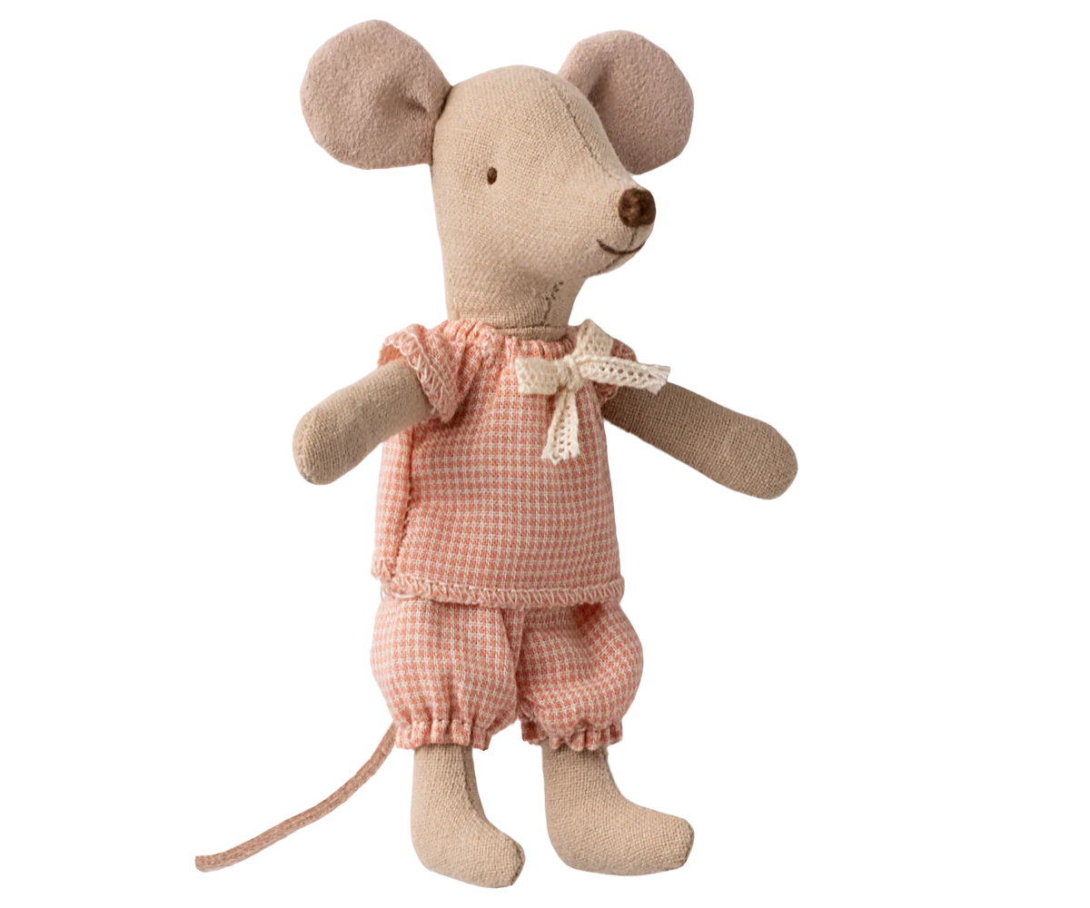 Little sister mouse in matchbox