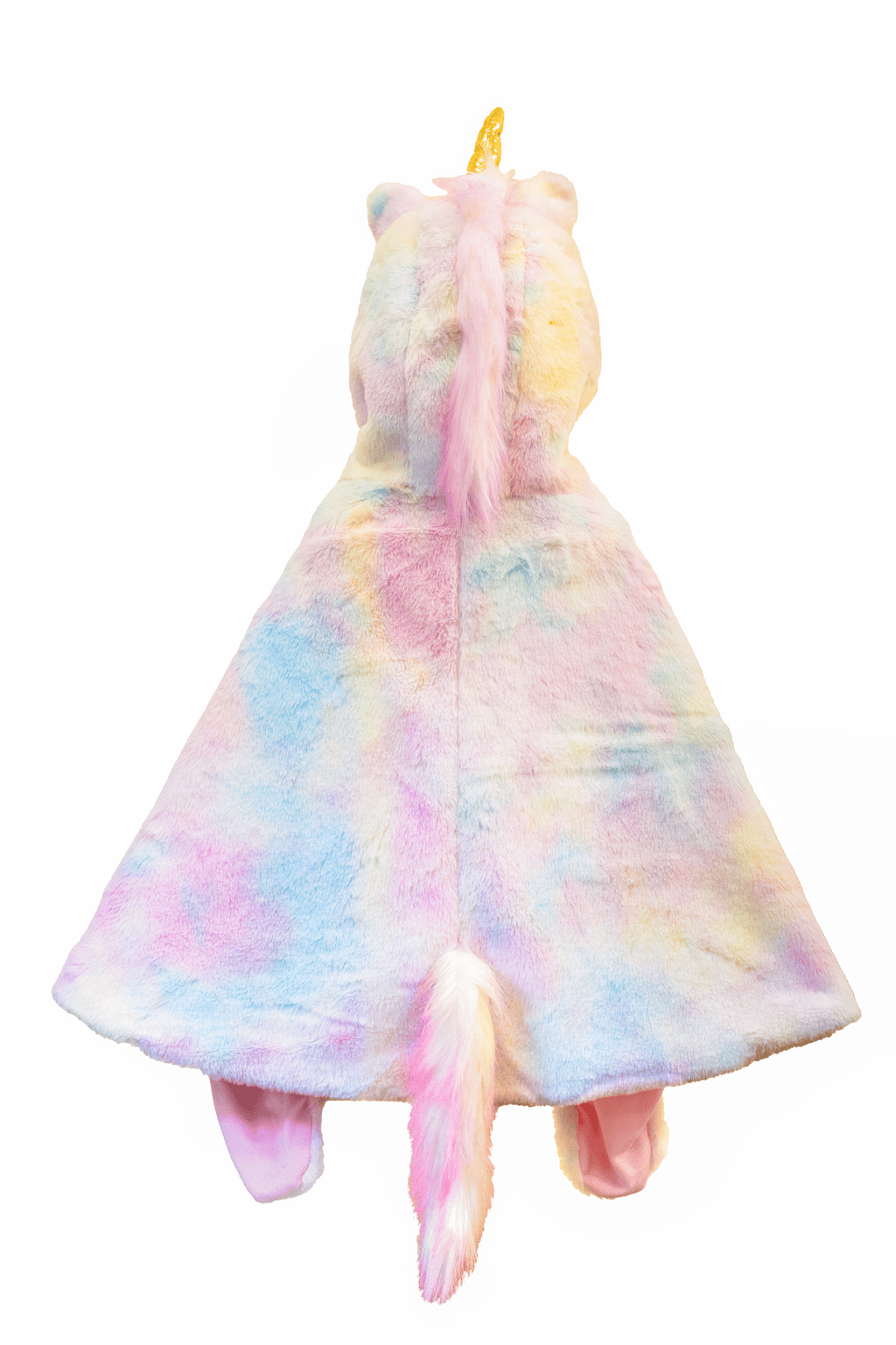 Unicorn Cuddle Cape, Rainbow - Size 4-6