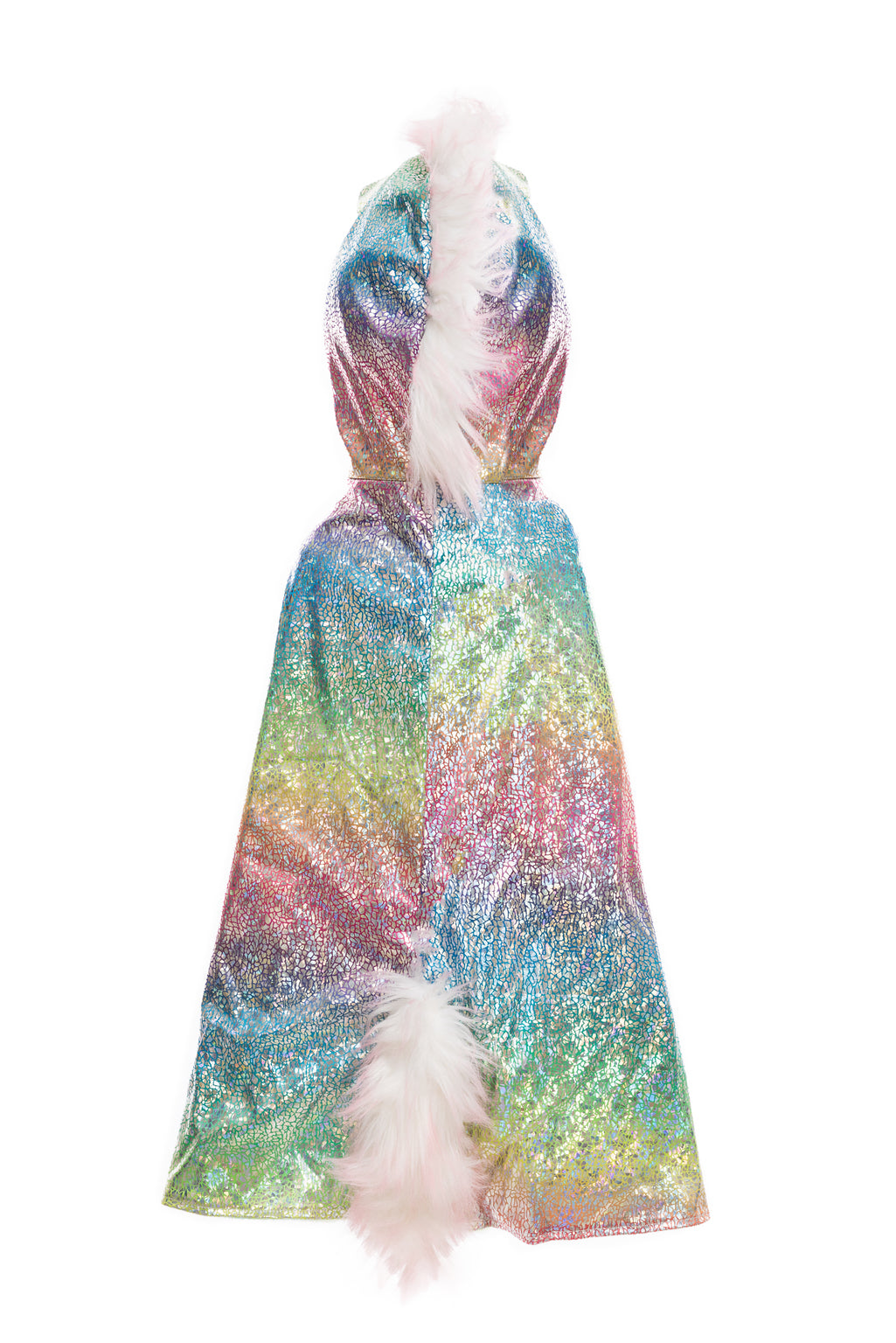 Rainbow Reversible Unicorn Dragon Cape - Size 3-4