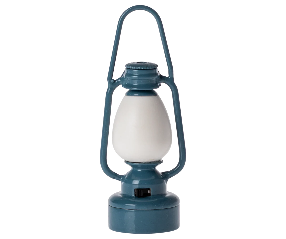 Vintage lantern, Mouse - Blue