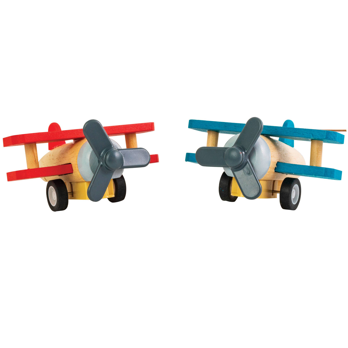 Wooden Pull Back Glider Plane 12 Unit Display