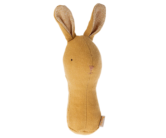 Lullaby friends, Bunny rattle - Dusty yellow