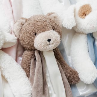 Simple Cubby Bear Buddy Blanket