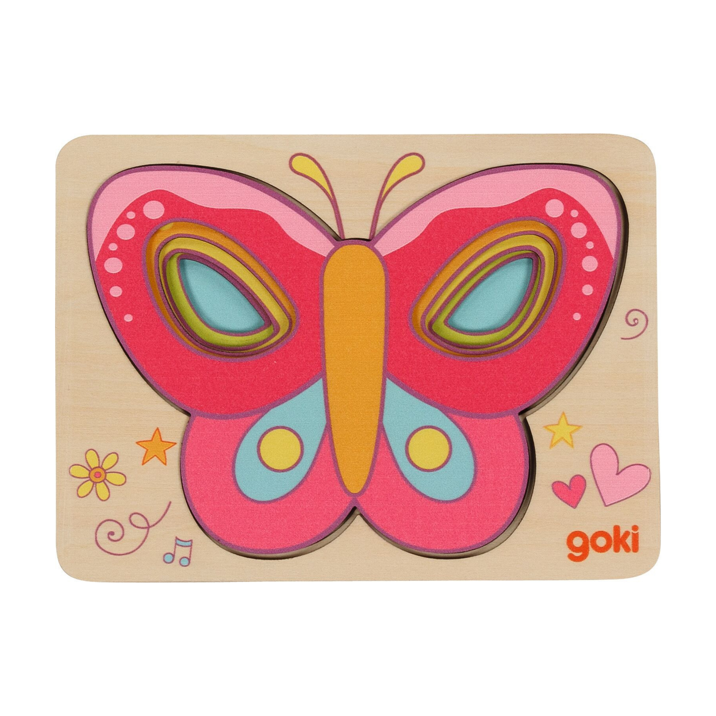 Layer Puzzle Butterfly