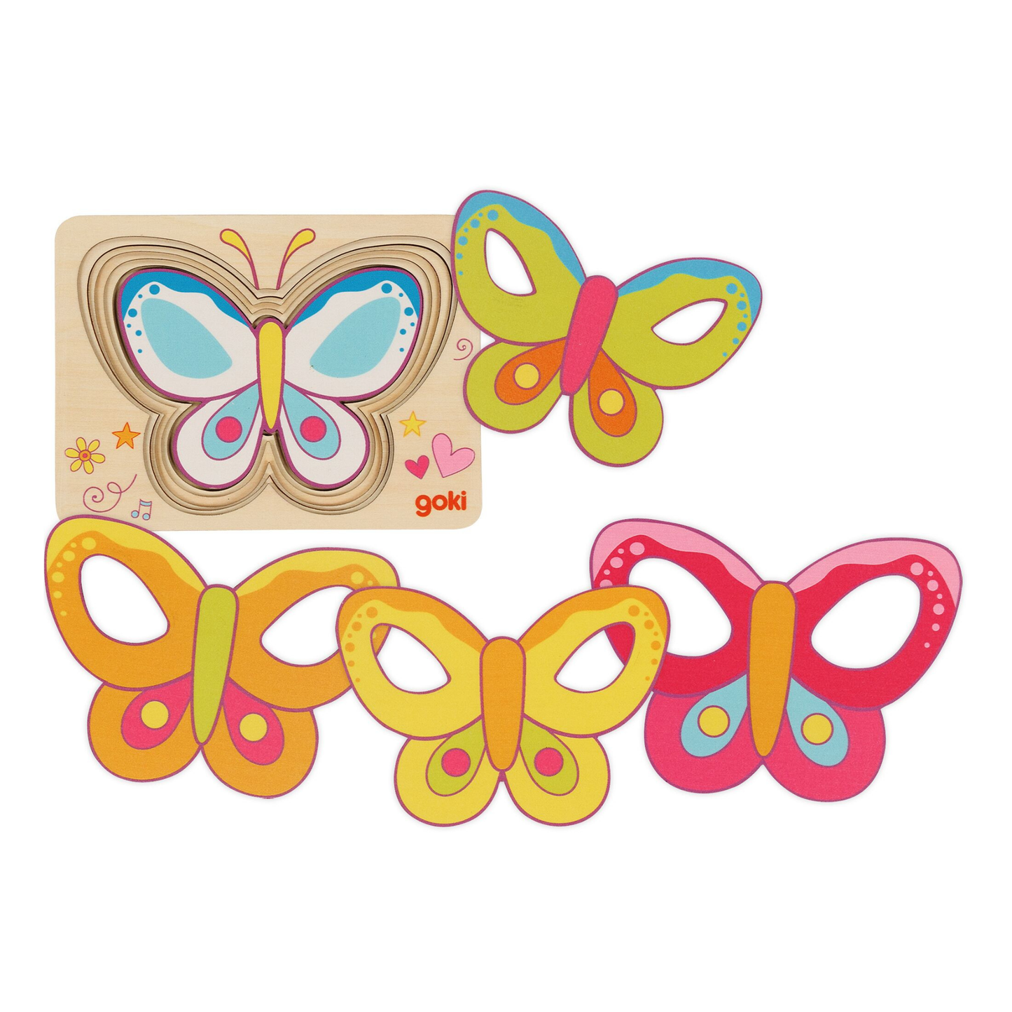 Layer Puzzle Butterfly