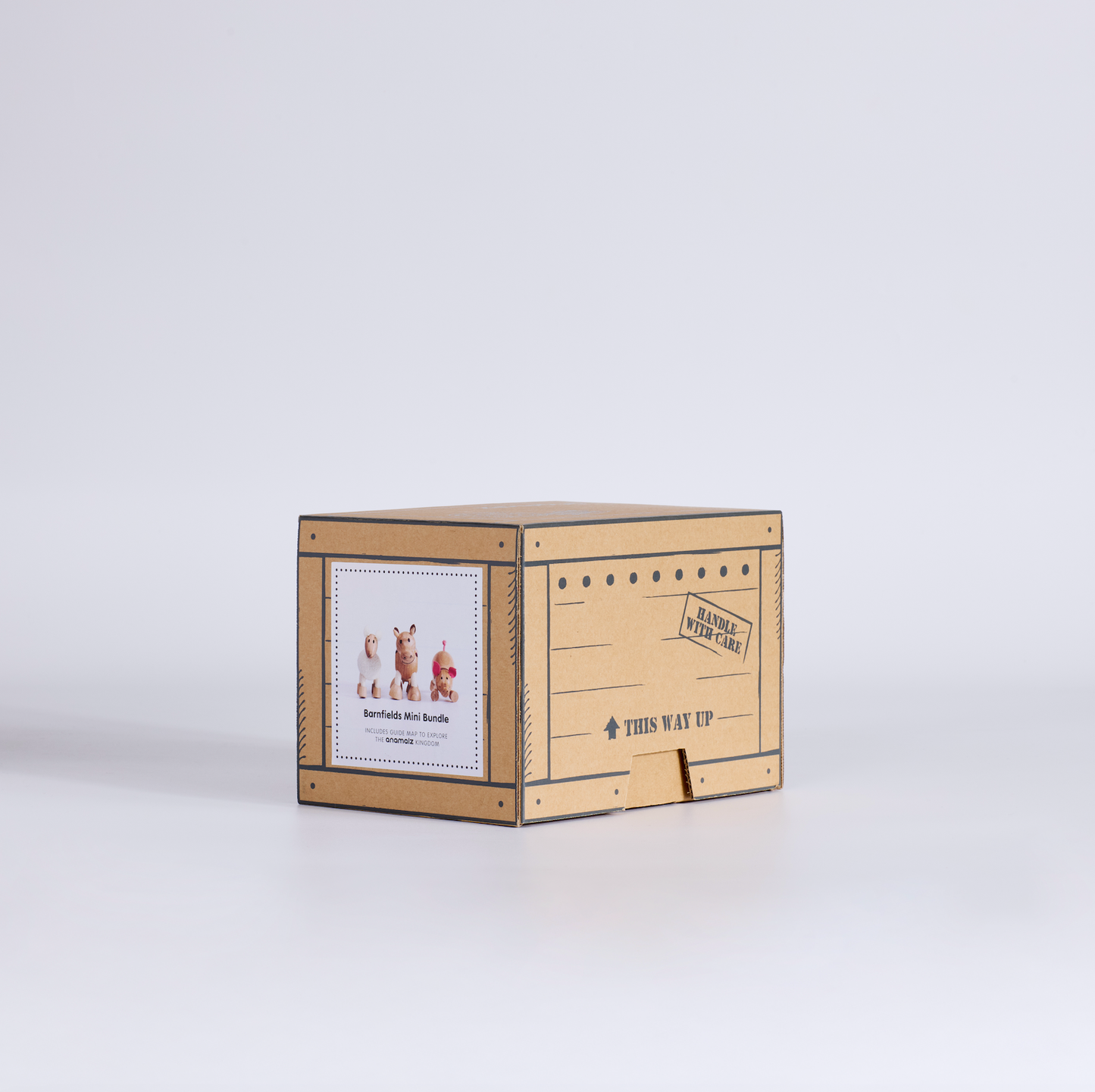 Barnfields Mini Crate – Cow, Pig, Sheep