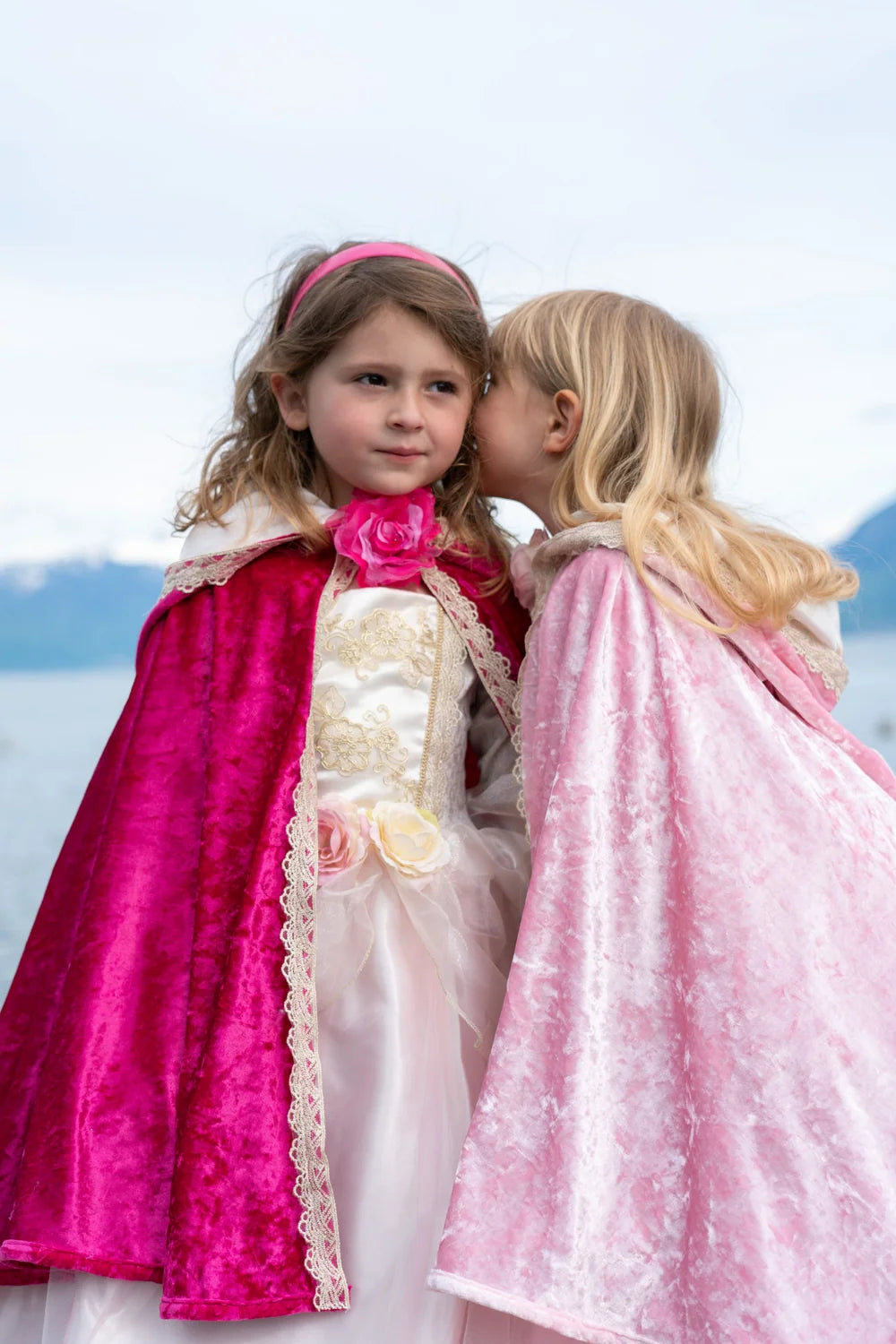 Deluxe Pink Princess Cape SIZE 7-8