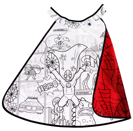 Colour-A-Cape Spider Super Hero