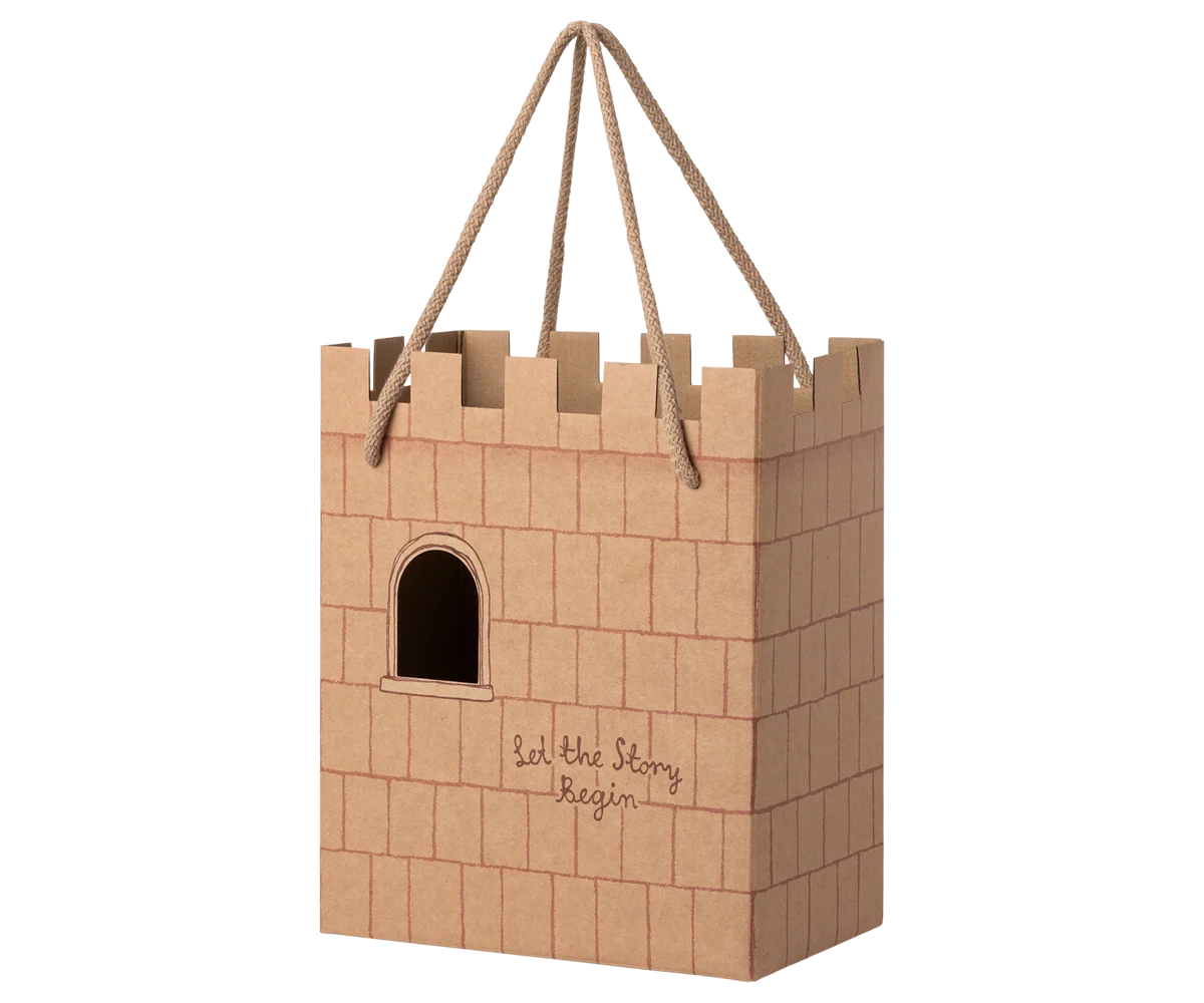 Paper bag, Castle - Rose