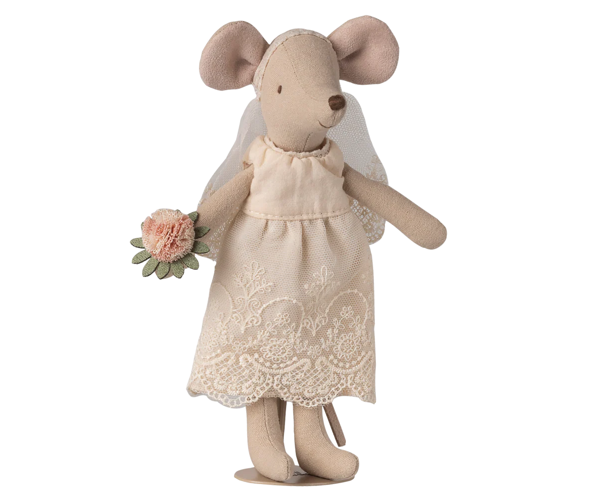Wedding mice couple in box, Mum and Dad