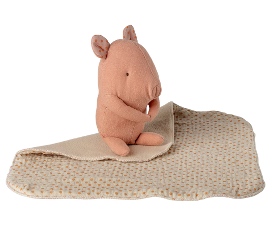 Lullaby friends, Pig, Mini - Rose