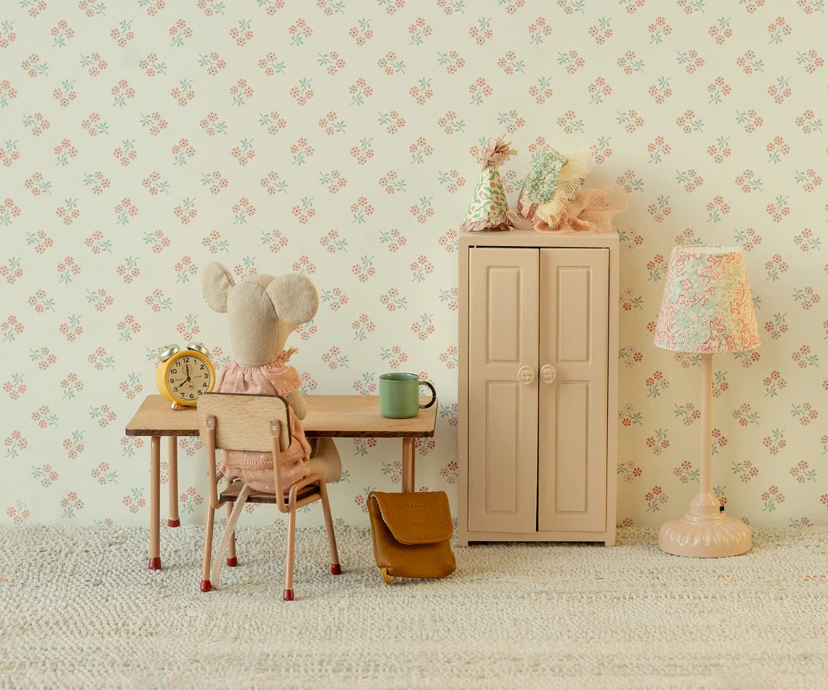 Vintage floor lamp, Mouse - Powder
