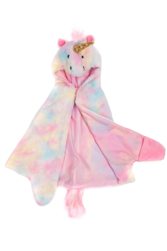 Unicorn Cuddle Cape, Rainbow - Size 2-3