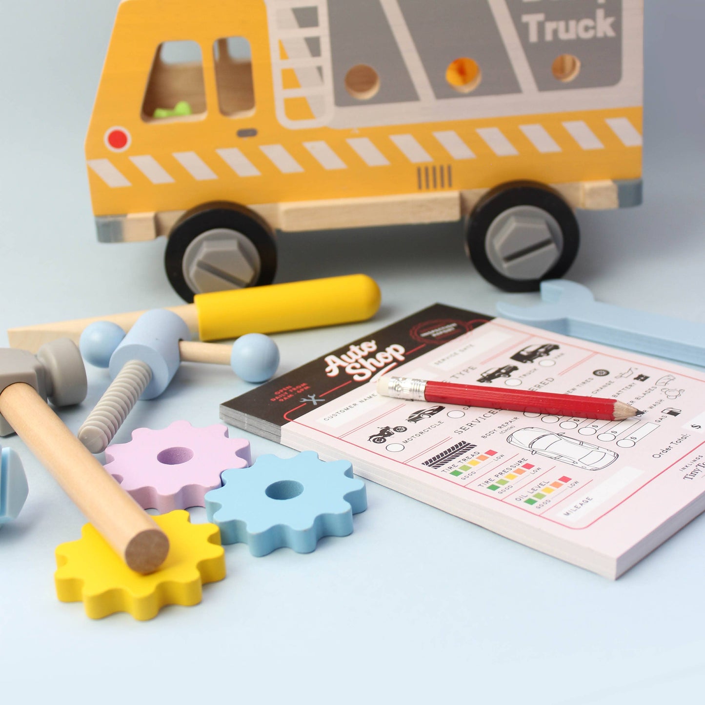 Inklings Tiny Town™ Play Notepad - Auto Shop