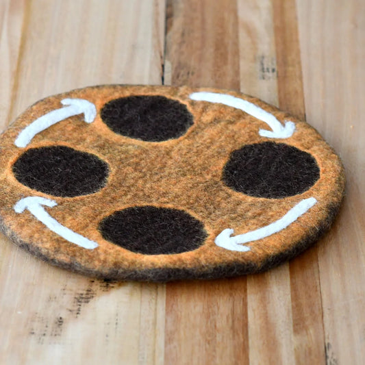 Felt Life Cycle Tray Play Mat (Earth)