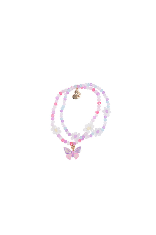 Butterflies and Daises Bracelet
