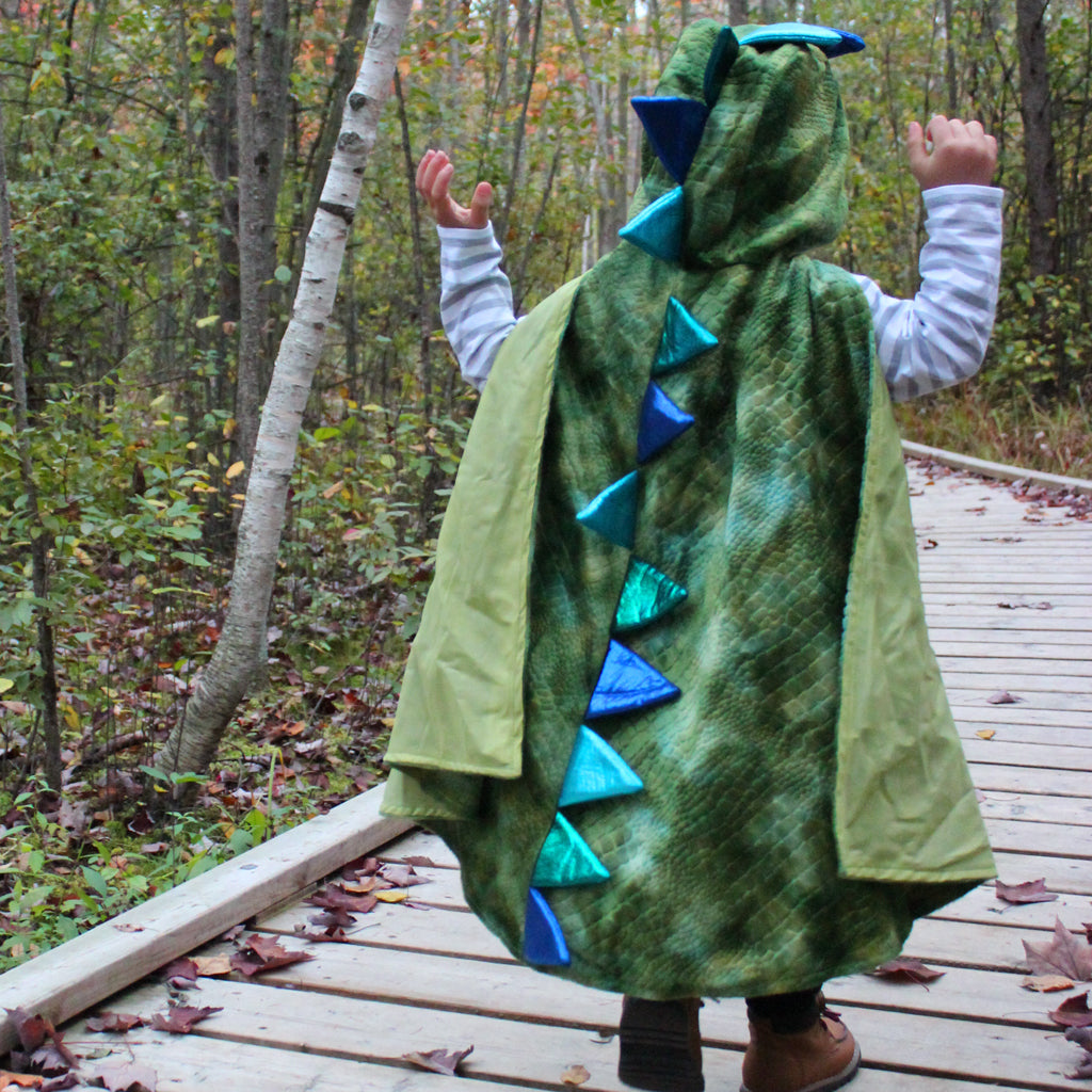 Dragon Cape with Claws Green