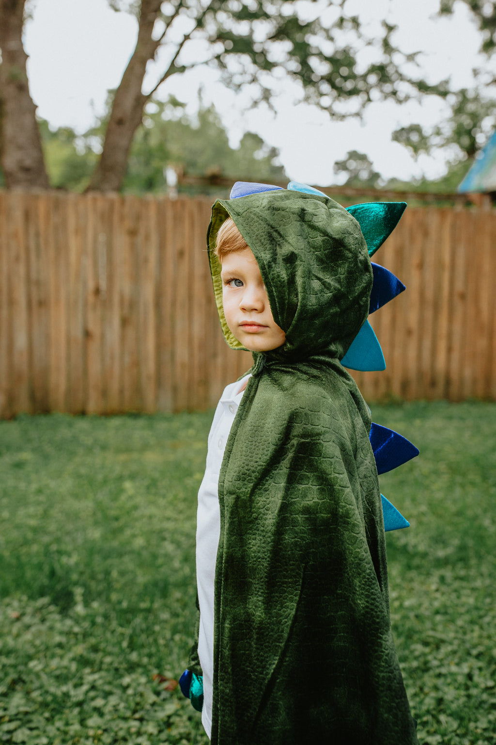 Dragon Cape with Claws Green